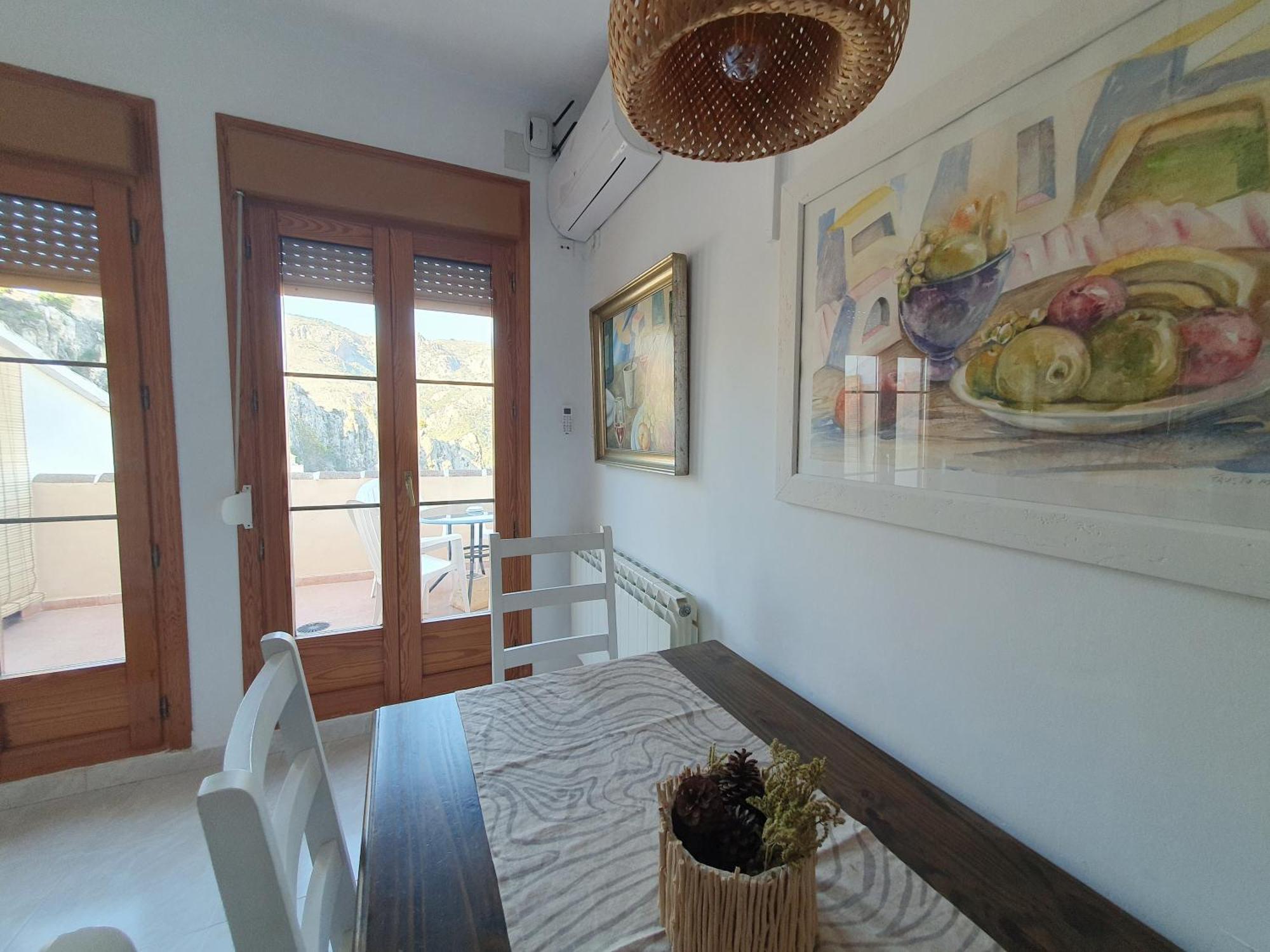 Atico Guadalest Rooftop Apartment With 360º Views And Art Bagian luar foto