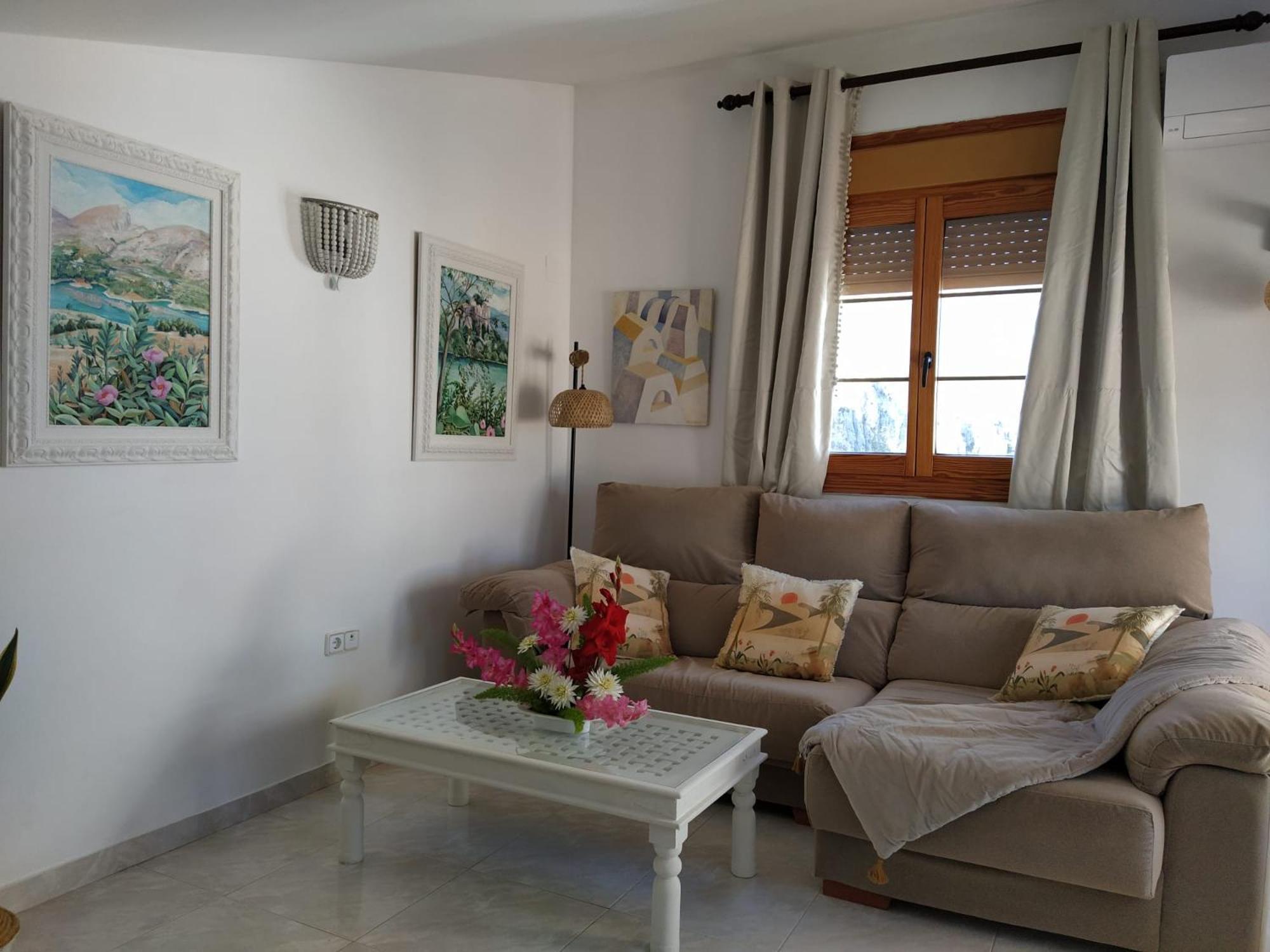 Atico Guadalest Rooftop Apartment With 360º Views And Art Bagian luar foto
